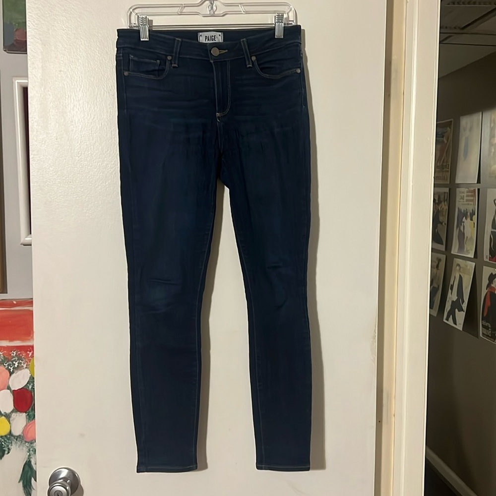 PAIGE Verdugo ankle blue jeans